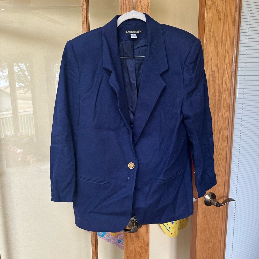 Savannah Classic Navy Blazer